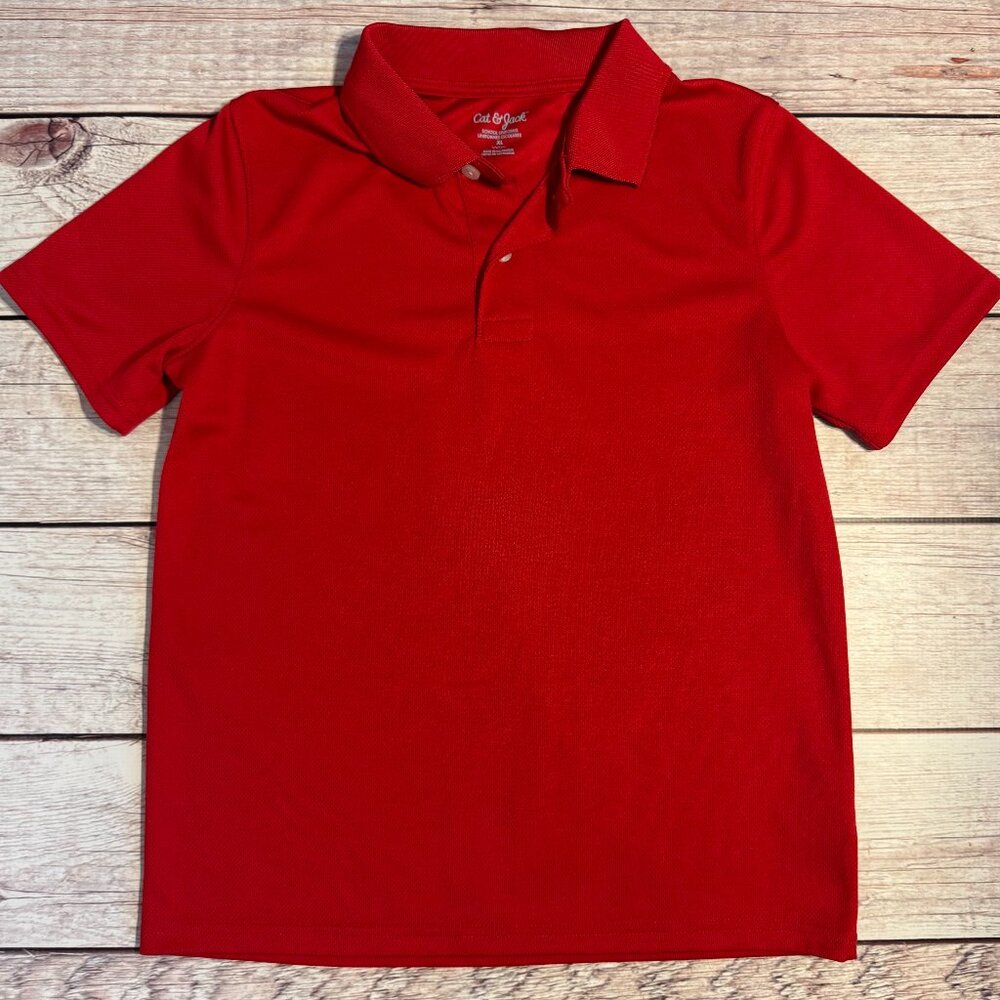 📌Cat & Jack Performance School Uniform  Polo